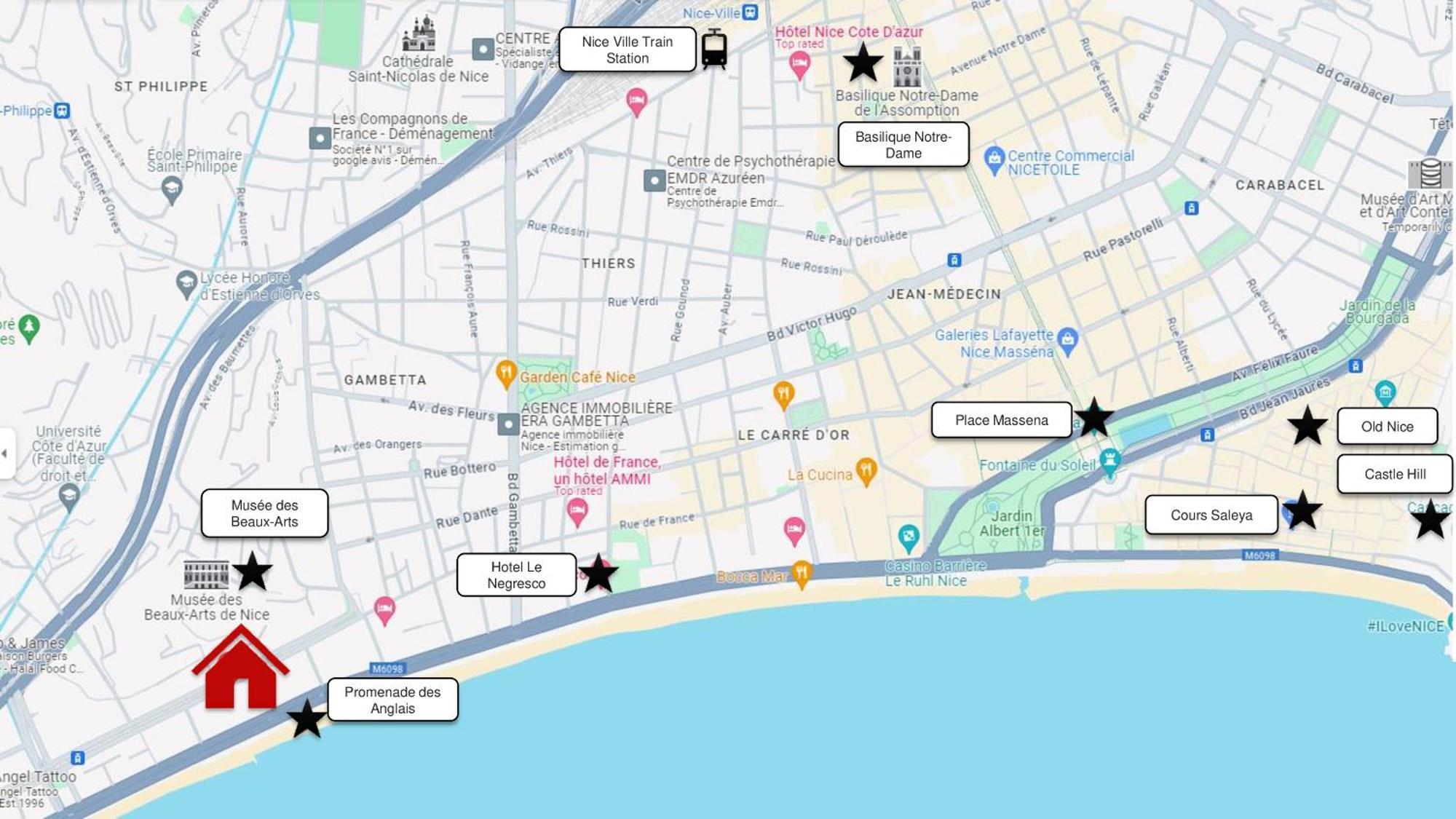Cosy Studio 200 M From Nice Beach & Promenade Des Anglais Apartment Ngoại thất bức ảnh